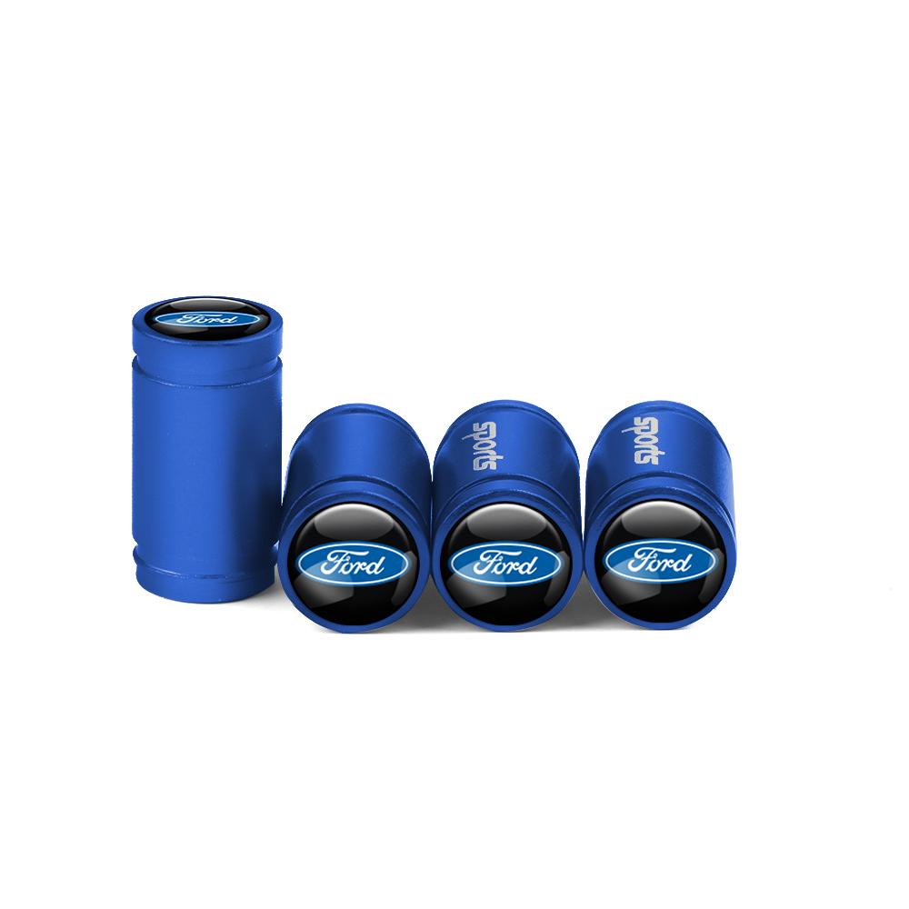 4Pcs Aluminum Alloy Car Wheel Tire Valve Caps Air Tyre Stem Cover Case Plugs Airtight For Ford ST Line Focus X 2 3 Mustang