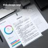 Deli A4 Transparent File Folders