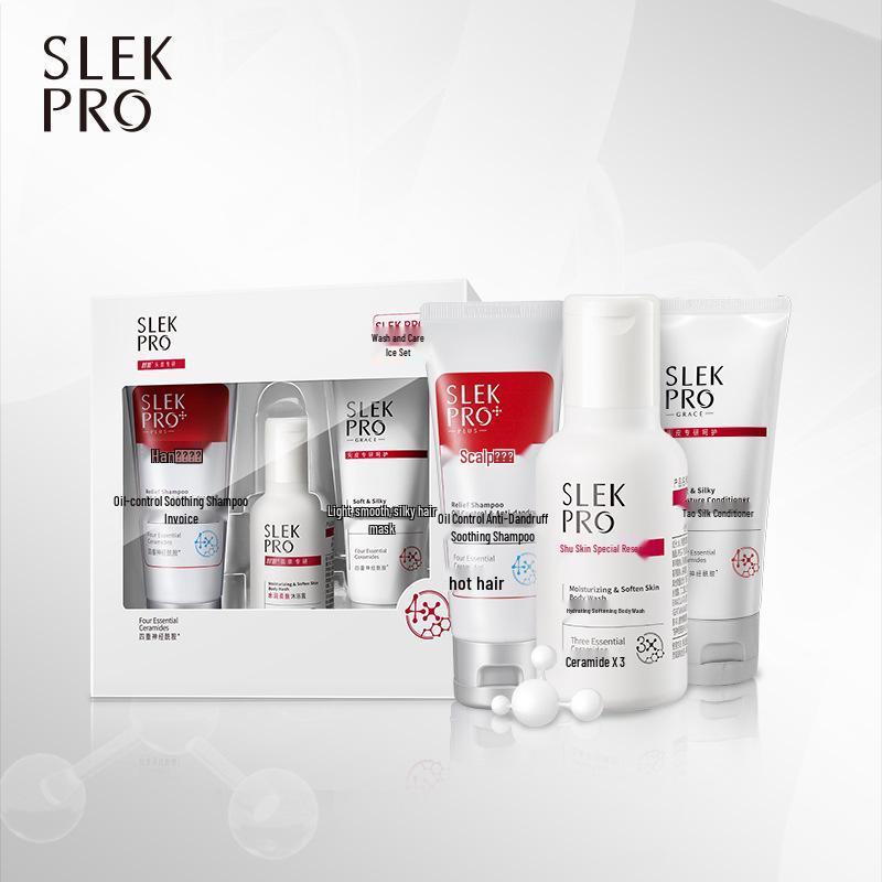 Travel Gift Set: Shampoo, Conditioner & Shower Gel (70ml+70ml+50ml) No