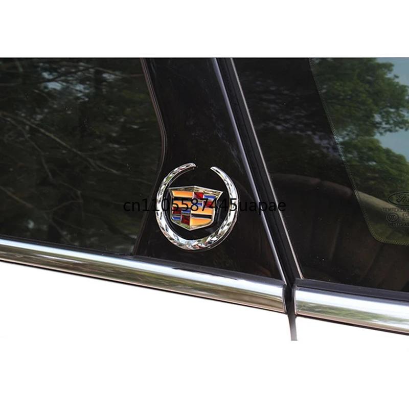 6.2CM Car Window Decorative Emblem Rear Trunk Sticker for Cadillac XTS XLR XT4 Escalade Deville DTS ATS BLS CT4 CT5 SRX XT6 ybsdr66