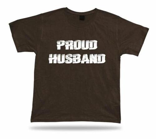 Pride Husband Great Groom Best T-Shirt No1 Gift Idea Birhday Gift L