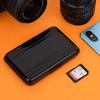 Digital Storage Aluminum Case Storage Box Memory Card Carrying Box with 8 Slots for SD SDHC MMC Micro SD TF Cards