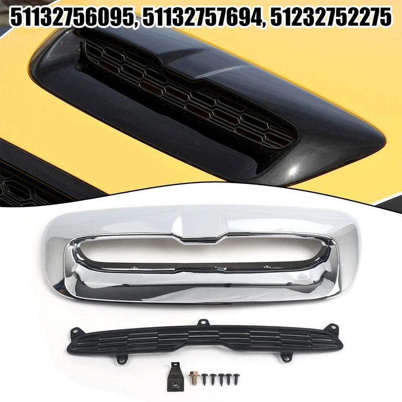 Front Engine Bonnets Hood Vent Scoop Air Outlet Cover Trim For Mini Cooper S R55 R56 R57 R58 R59 2007-2013 51132756095