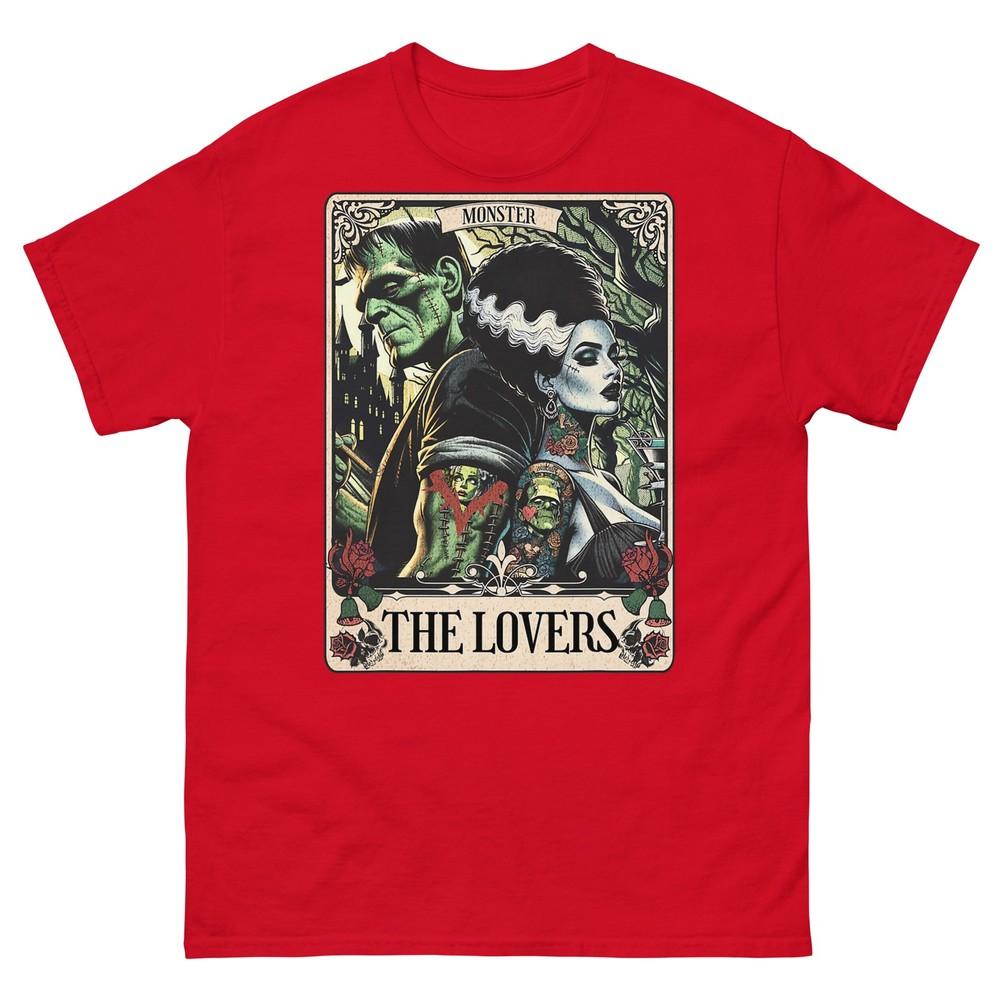 The Monster Frankenstein And Bride The Lovers Tarot Card TShirt S