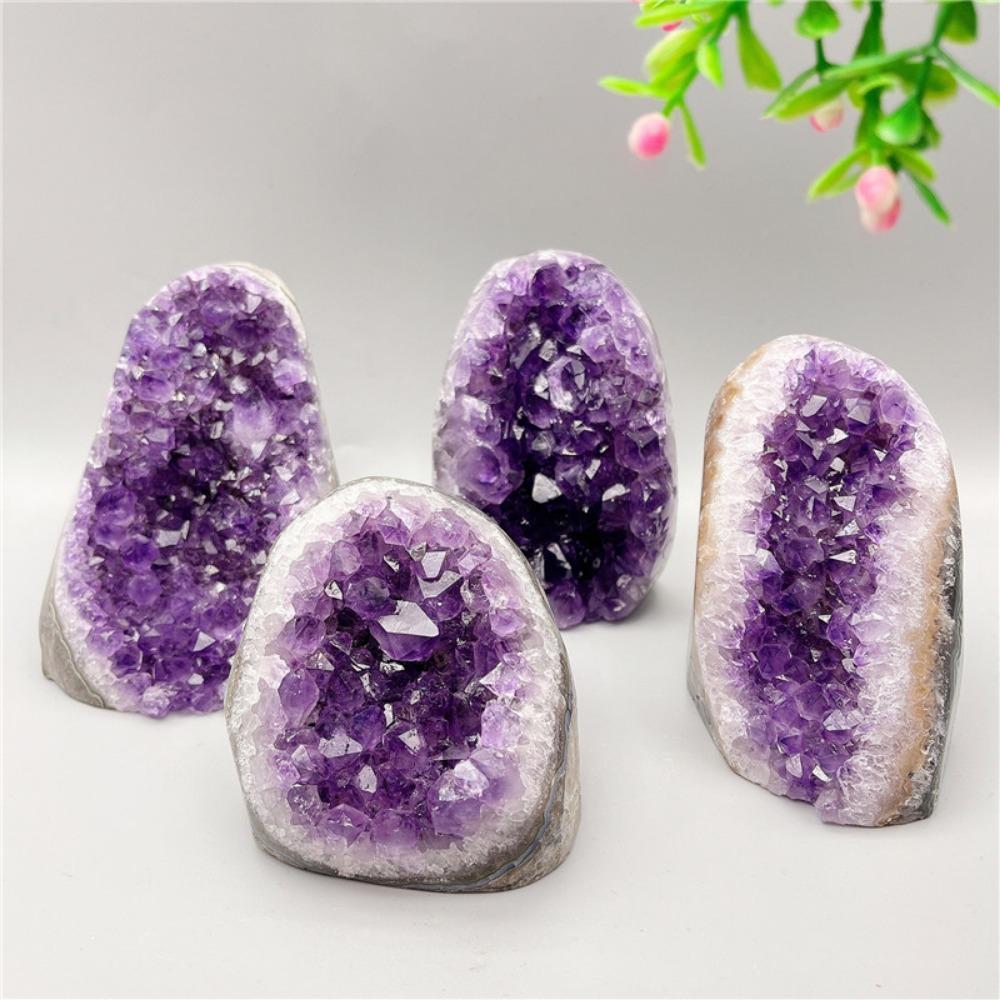 Natural Uruguayan Amethyst Cluster Cave Display Minerals Specimen Reiki Healing Crystals Collection 100-200g