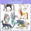Fantasy Unicorn And Dragon Animal Models For Kids Educational Decor
