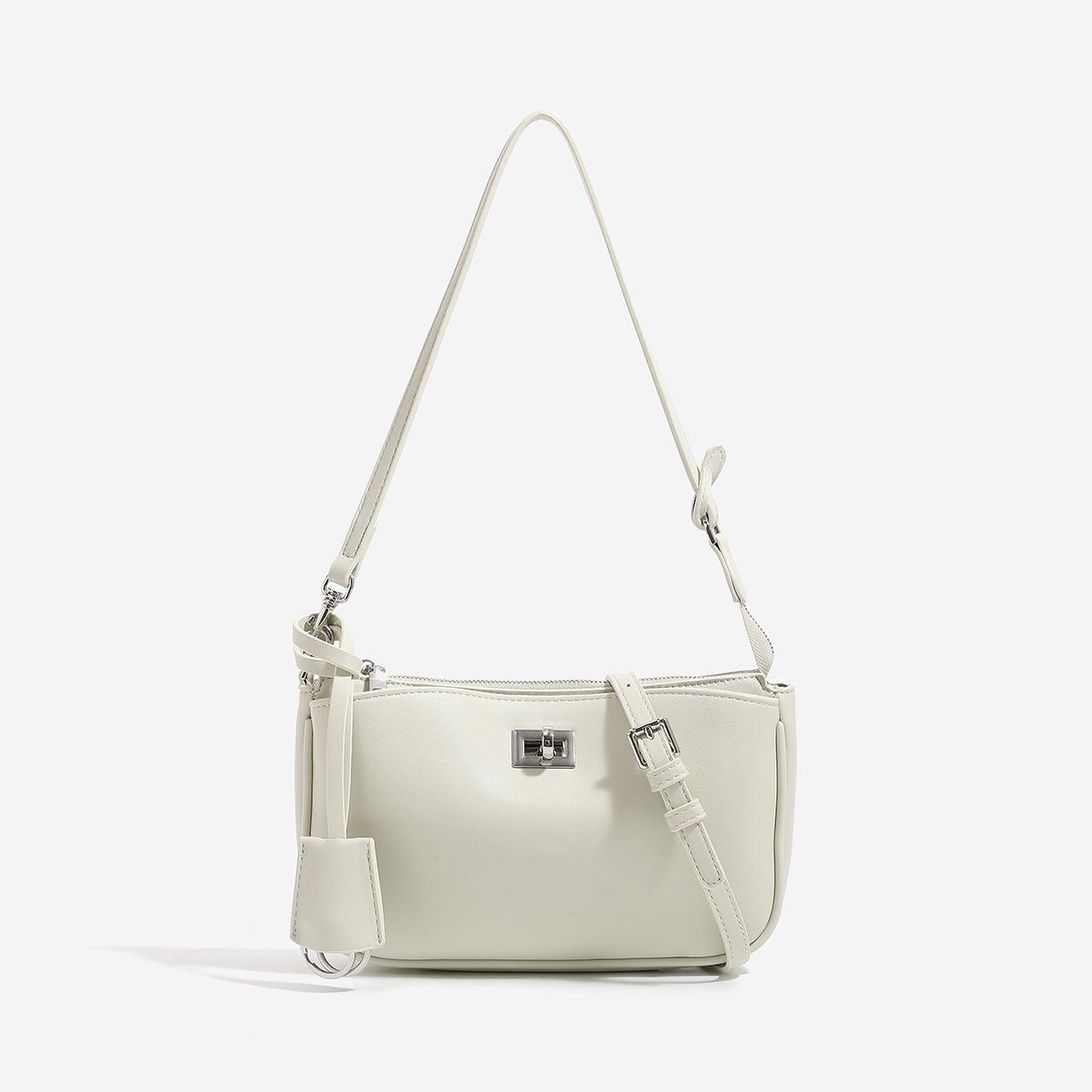 

Baga Kelly Small Square Lock Handbag: 2025 High-End Motorcycle Style, Underarm Shoulder & Crossbody. 23x5.5x14 cm