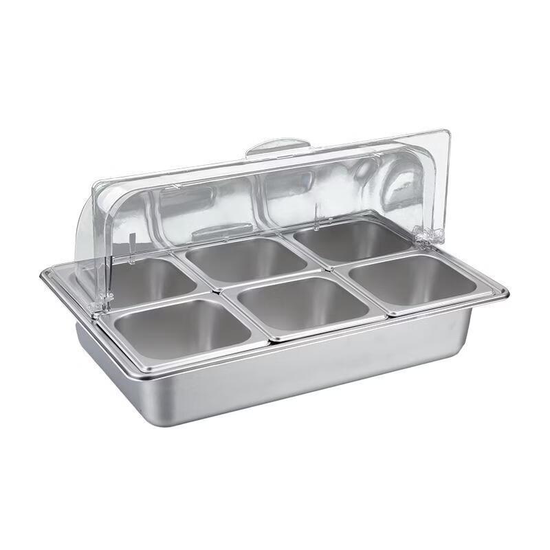 JINGRX Edelstahl Food Display & Servier-Set
