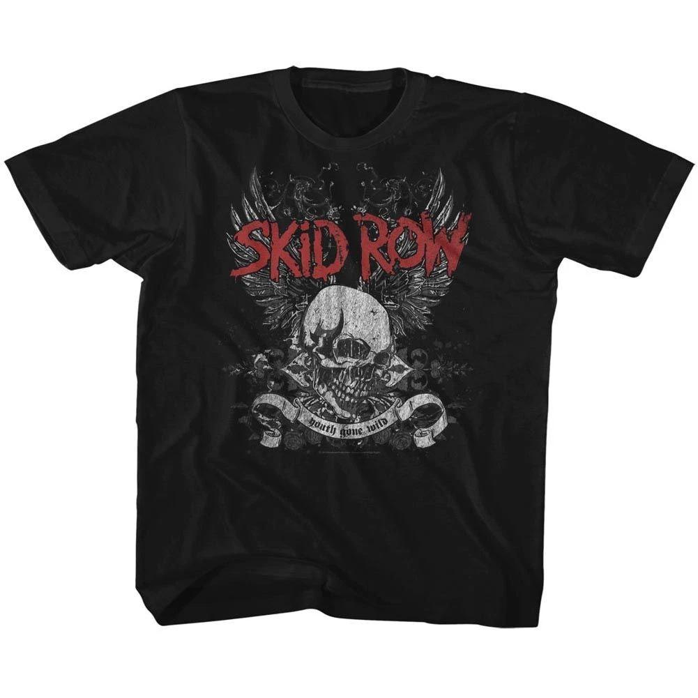 Skid Row Skul And Wings Music  Children s T-shirt 110
