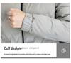 Men's Warm Down Jacket - New Style, Letter Pattern, Stand Collar, Versatile, Trendy, Lightweight Winter Fashion.