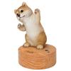 Ubia Dancing Shiba Inu Smartphone Stand, 11.7 X 9.8 X 15.2 Cm, Shiba Inu Figurine, Animal Figurine, Dog, Music, Dancing, Cute, H20364