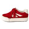 Retro rote Board-Schuhe Damen vielseitige Freizeitsneaker
