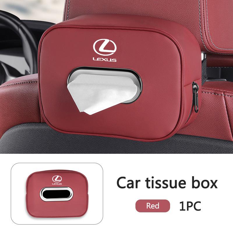 Car Seat Back Paper Towel Tissue Box Sun Visor Storage Bag For Lexus ES RX NX LS UX LM LX GX IS300 RX350 LS500 LX600 NX260 IS250