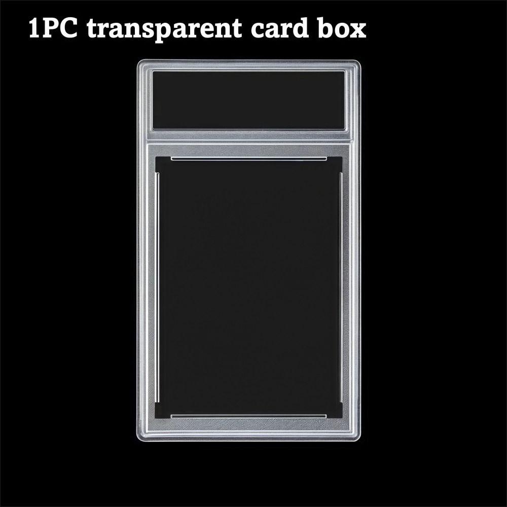 Transparent PSA Graded Card Case Removable Trading Card Protection Box  Storage Display