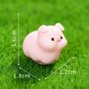 12Pcs/set Multicolors Cartoon Mini Zodiac Animal Miniatures Resin Ornaments Fairy Garden Decoration Moss Terrarium Micro Landscape