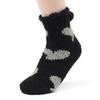 Herz-Tropfen Damen-Schlafanzugsocken (Schwarz)