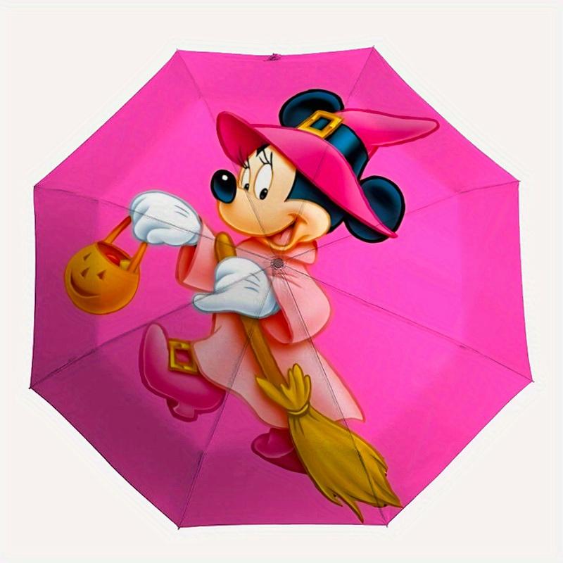 

1pc Halloween Minnie Mouse Automatic Umbrella 8-Bone Design Compact Gear for Outdoor Travel,Perfect Gift for Friends Birthdays yy250813025