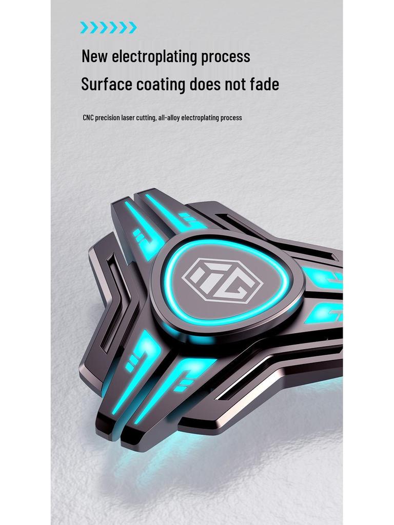 Yijue Leuchtendes Nachtlicht Spinner Spielzeug - Dekompressionsklinge für Kinder