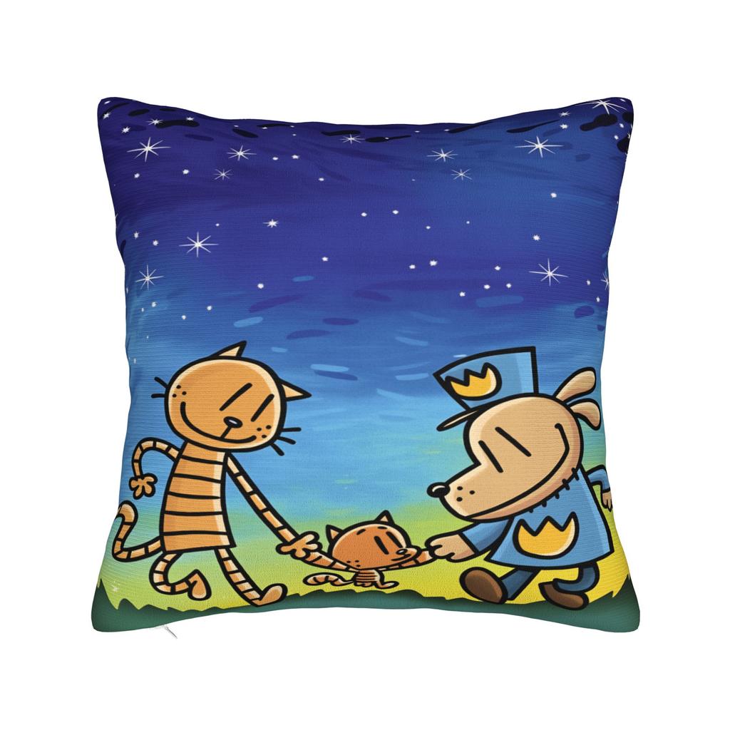 D-Dog Man DogmanS Movie Comic Pillow Cover Morden Pillow Case For Sofa Home Decoration Print Pillowcases Gift