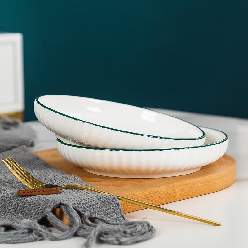 Jingdezhen Nordic Ink Cloud Ceramic Plates