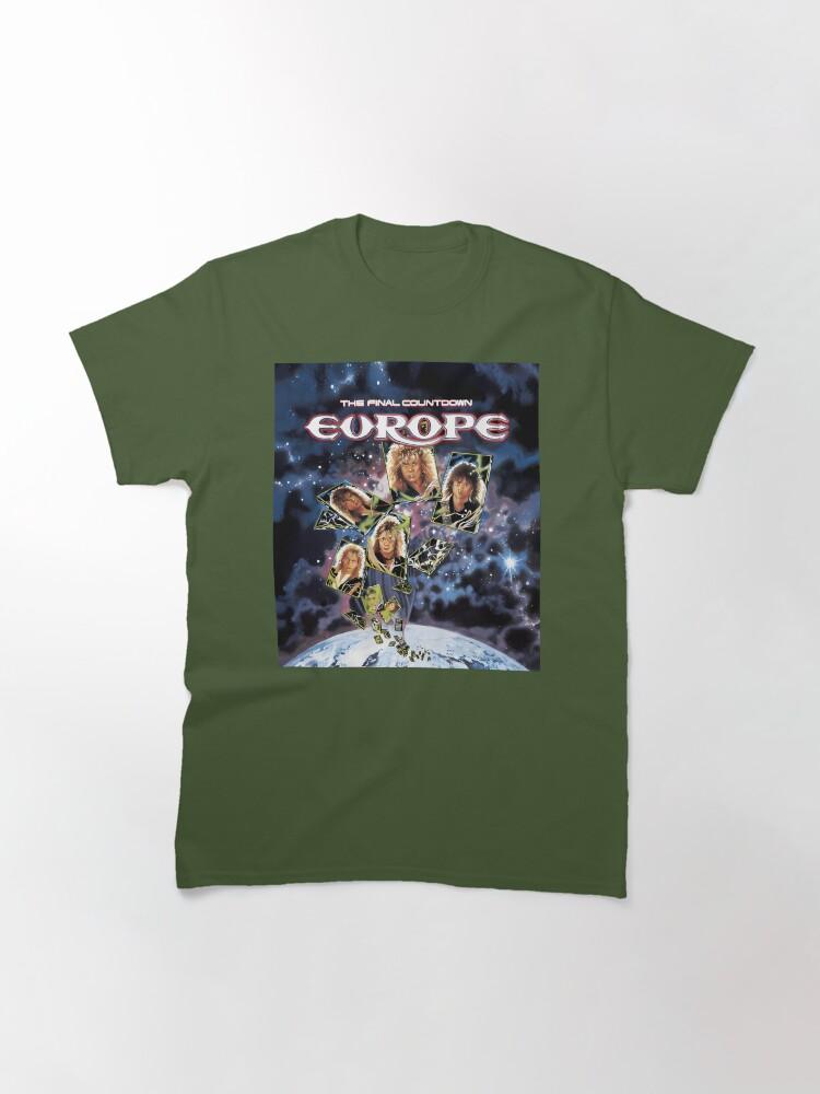 Europe The Final Countdown Foureb Europe Band War Of Kings Classic T-Shirt