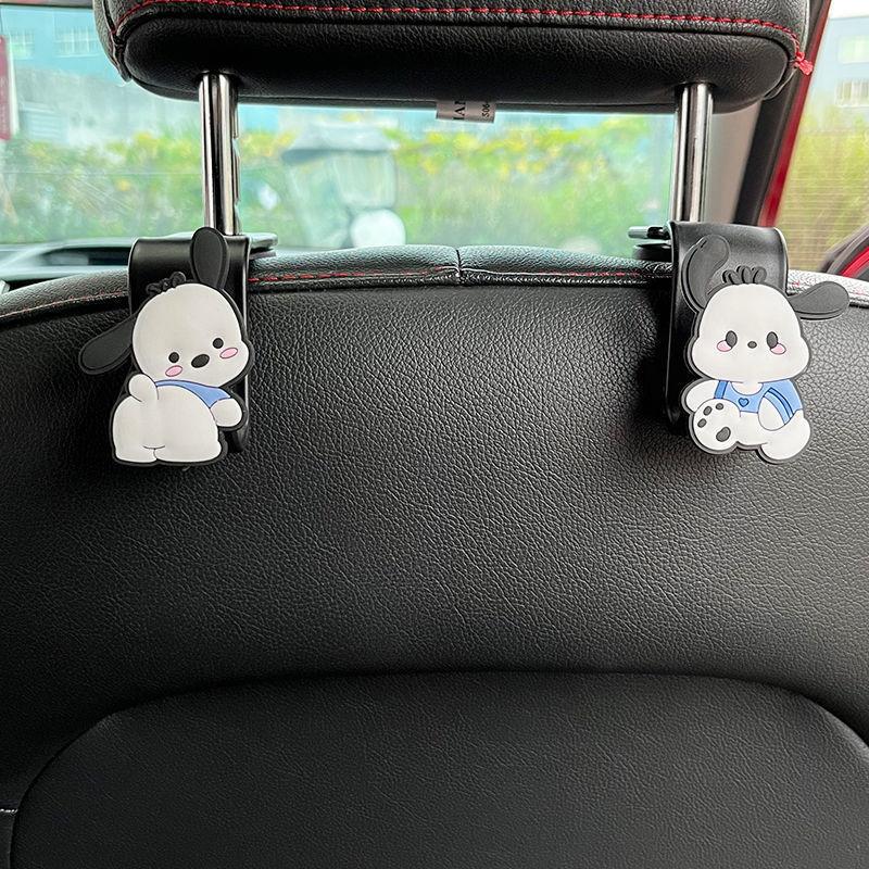 

Creative Car Seat Back Hook Cute Cartoon Pacha Dog Car Hook Multi-Functional Storage Supplies Car Decorative Plastic Hook