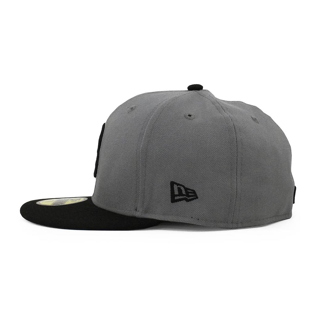 New Era 59FIFTY Boston Red Sox MLB 2T Fitted Cap in Gray and Black Team-Basic (5950) (7-1/2" (approx. 59.6cm)) [Used]