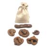 Soft Realistic Poop With Bag 6pcs/Set Gag Joke Pranks