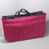 A solid color portable multifunctional travel storage bag, dual zipper middle bag, multifunctional travel toilet bag-ll