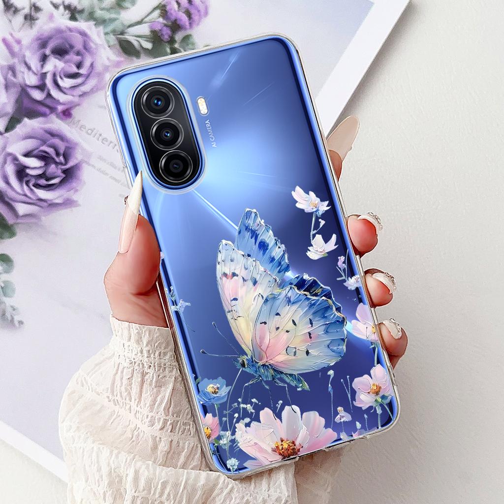Für Huawei Nova Y70 Plus Hülle NovaY70 MGA-LX9 MGA-LX3 Neue Luxus Bemalte Abdeckung Weiche Silikonhülle Für Huawei Nova Y70 Plus Schale