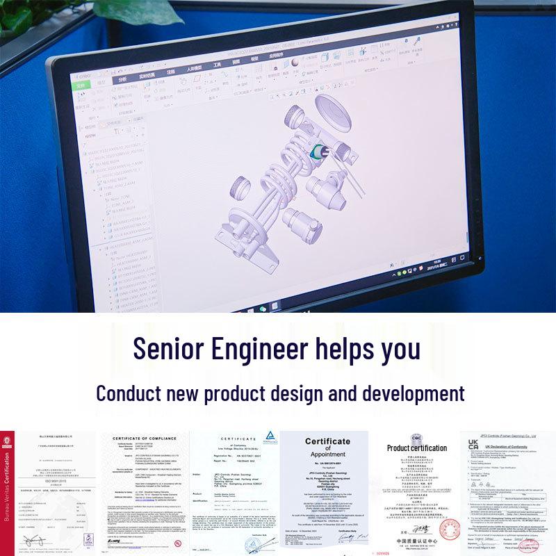 Yili 500℃ Temp Controller: 20A, 3-Phase, SPDT Knob, Temp Probe, 8G Capillary