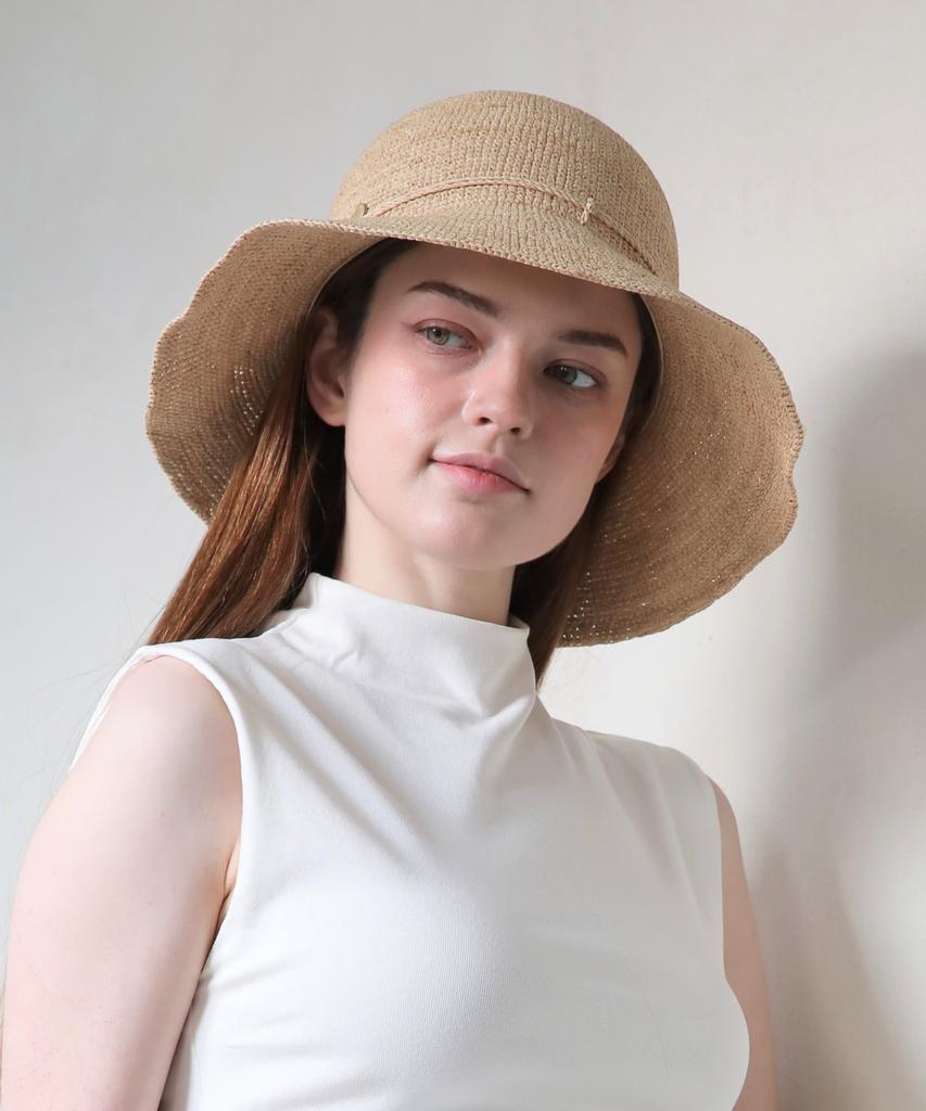 Sseongeulleideu Raffia Hat Palma Crochet Sun Hat Women'S Uv Protection Summer Hat