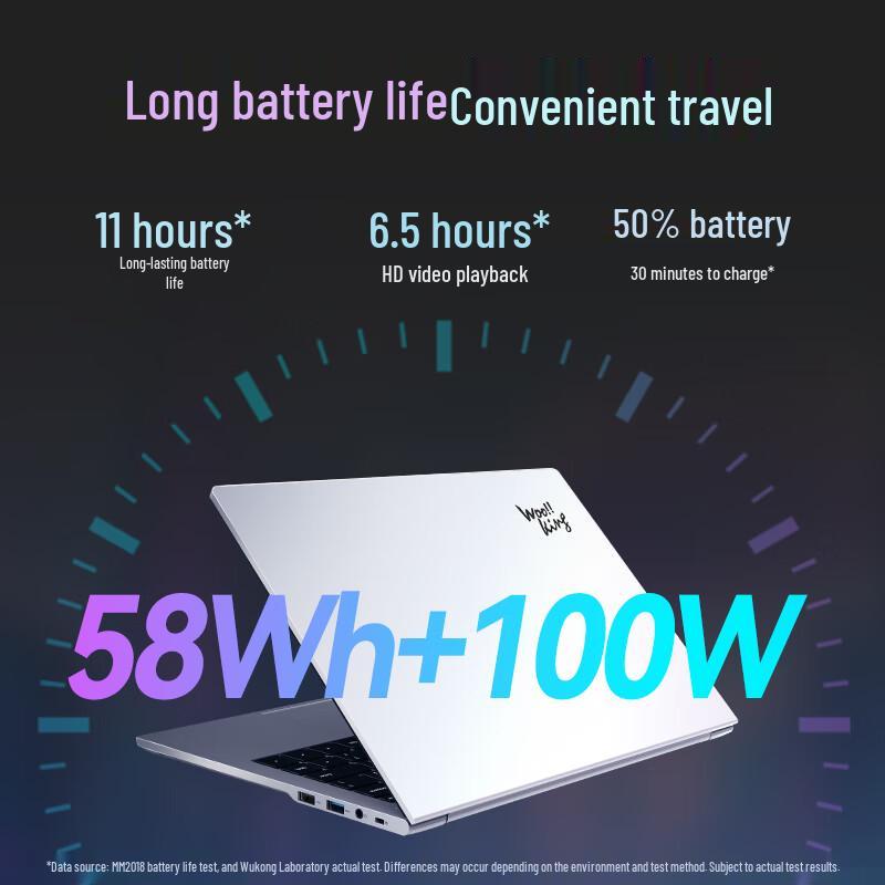 WUKONG Lingyun AI PLUS Ryzen 7 H Series Laptop (CN Version)