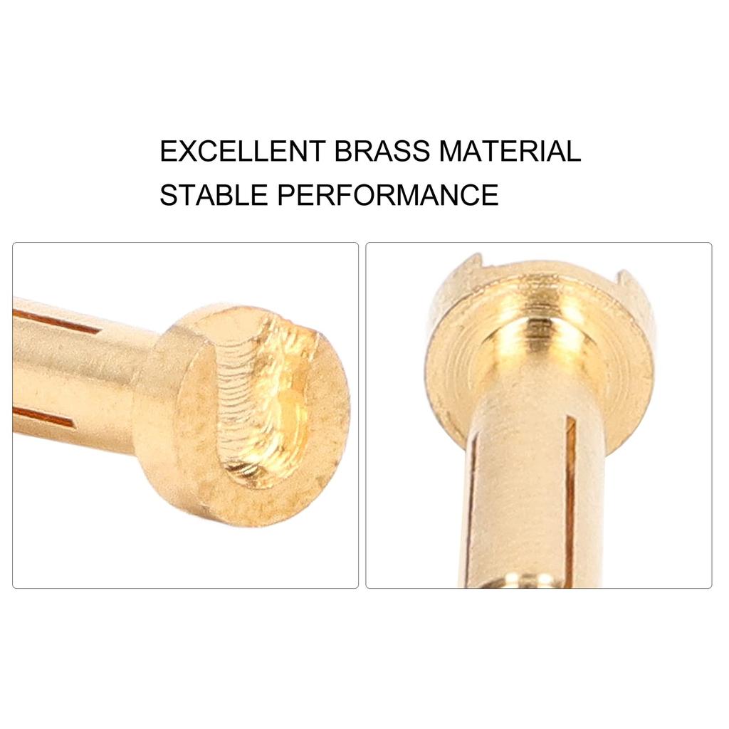 Connector Plug, RC Wire Plug, Good Contact, 4mm, High Precision Brass