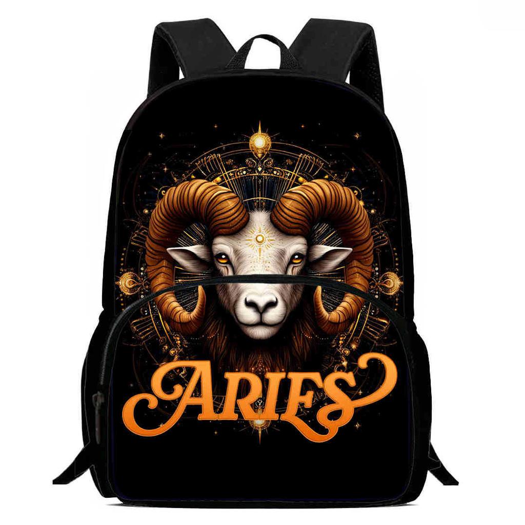 12 Sternbilder Schultasche High Definition Multifunktion Oxford Leichter Rucksack Haare