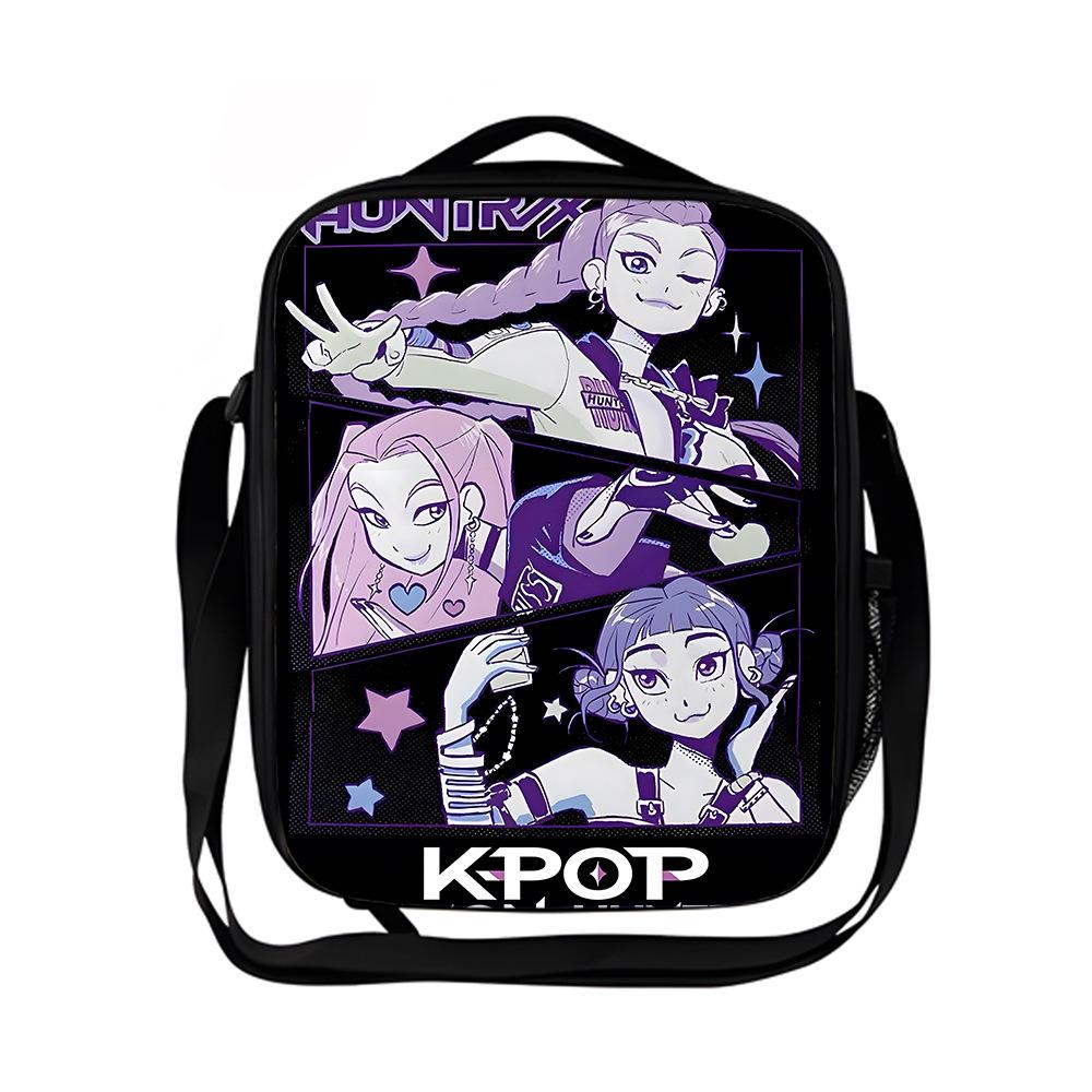 Kpop Demon Hunters Kpop Demon Hunters Student Meal Bag Satchel