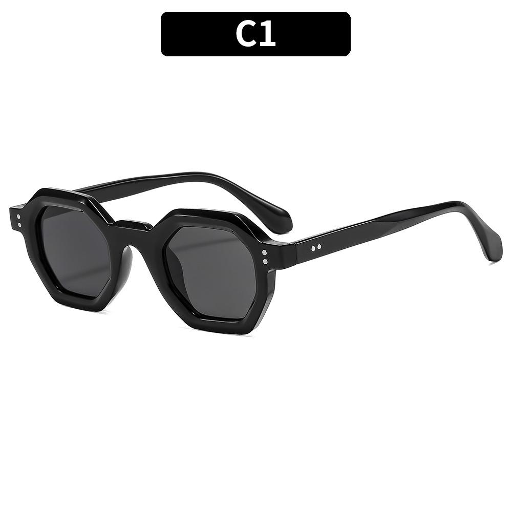 Women's Sunglasses, Fashion Polygonal Men's and Women's Sunglasses, Casual Sunglasses