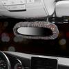 Bling Rhinestone Rear View Mirror Charming Car Rearview Mirror Cover With Crystal Diamonds Elastic Glitter Car Rear View