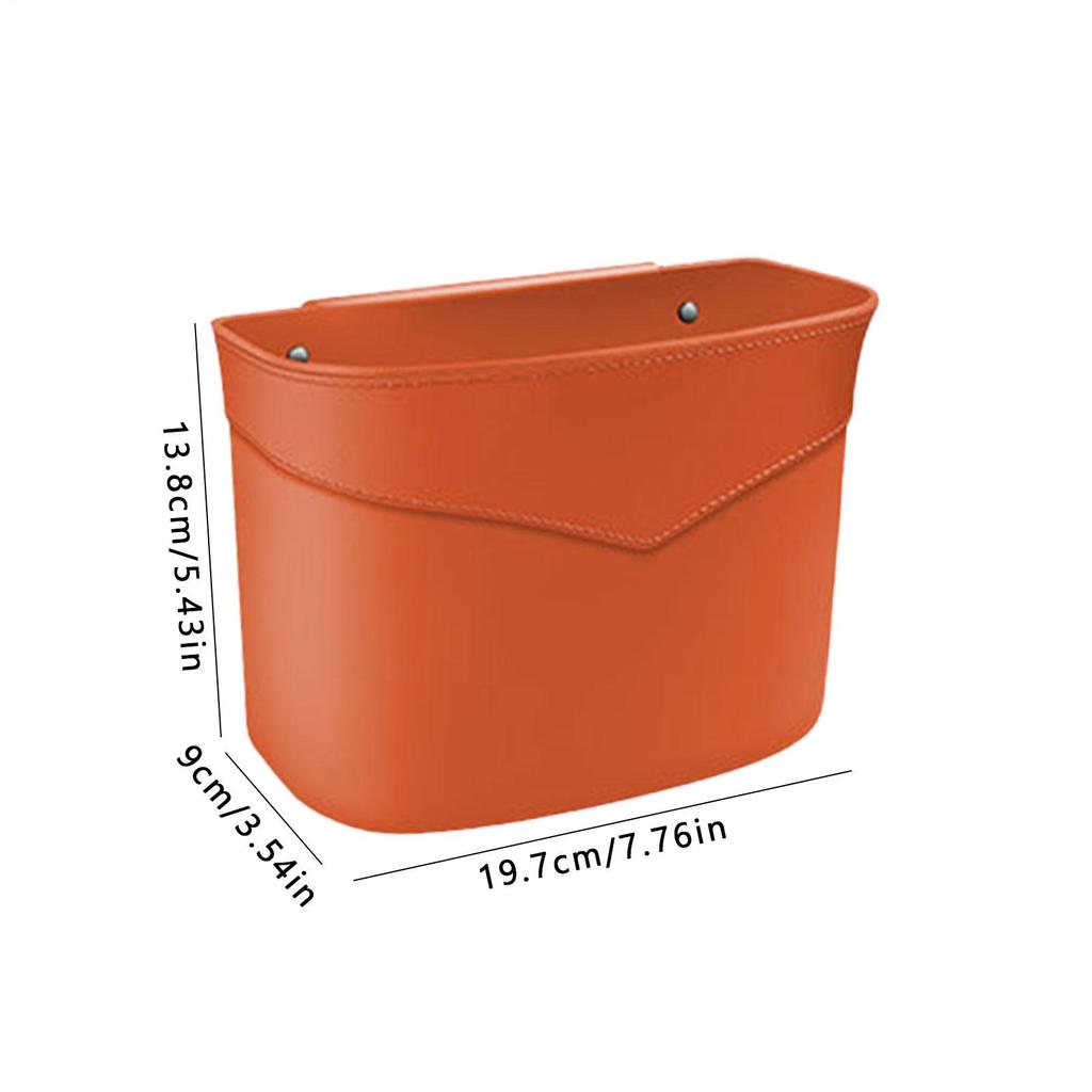 Car Trash Can Auto Interior Accessories Storage Box Car Rubbish Bin Back Of Seat For Trailer RV Truck Sedan Pickup Automotive