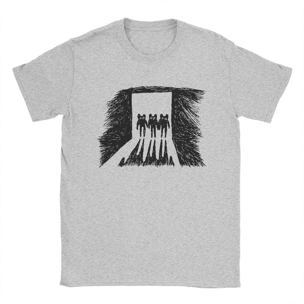 Men's T-Shirt Radiohead Draw Leisure Cotton Tees Short Sleeve Music Band T Shirt O Neck Tops Printing