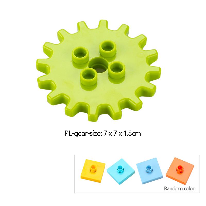 Big Building Blocks Playground Parts Slide Ladder Gear Swing Compatible Bricks Baby Assemble Interactive Toys Gift