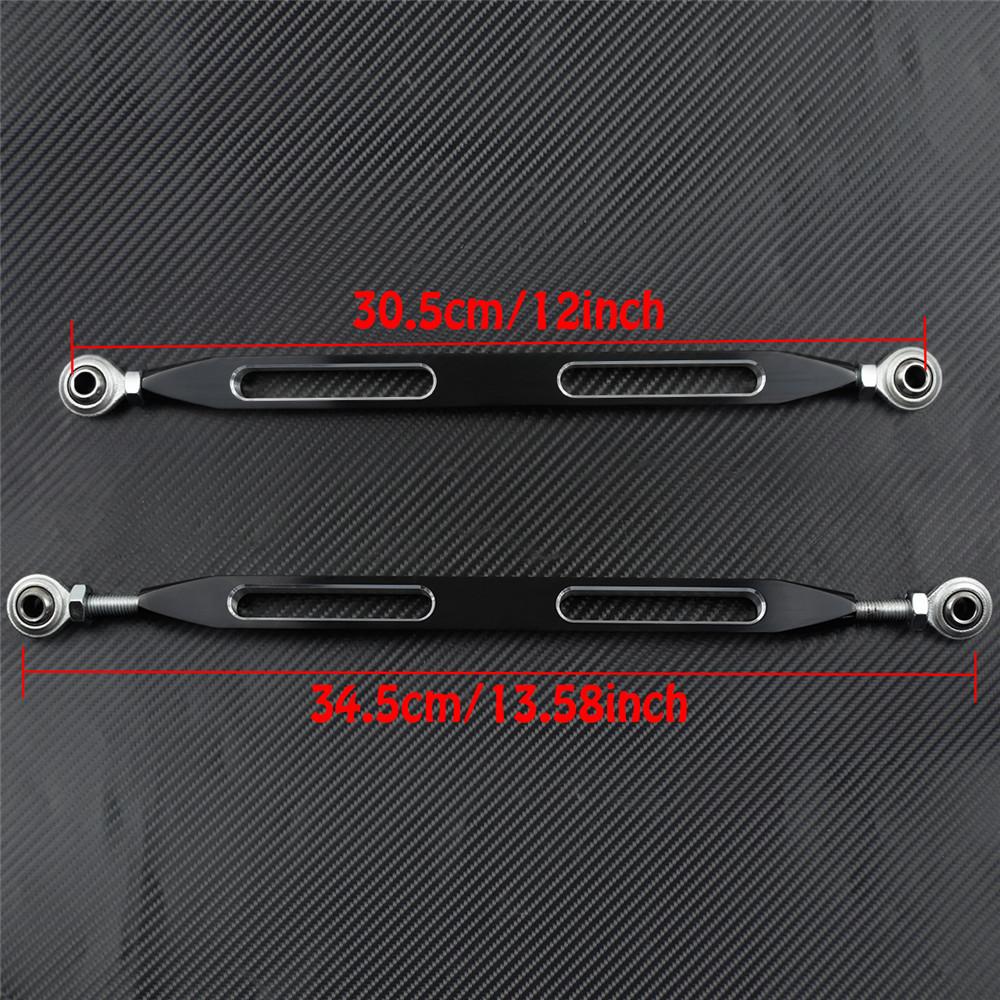 1pc Motorcycle Gear Shift Linkage Lever Black Chrome CNC 330mm Aluminum For Harley Touring Road King Electra Glide Softail Dyna