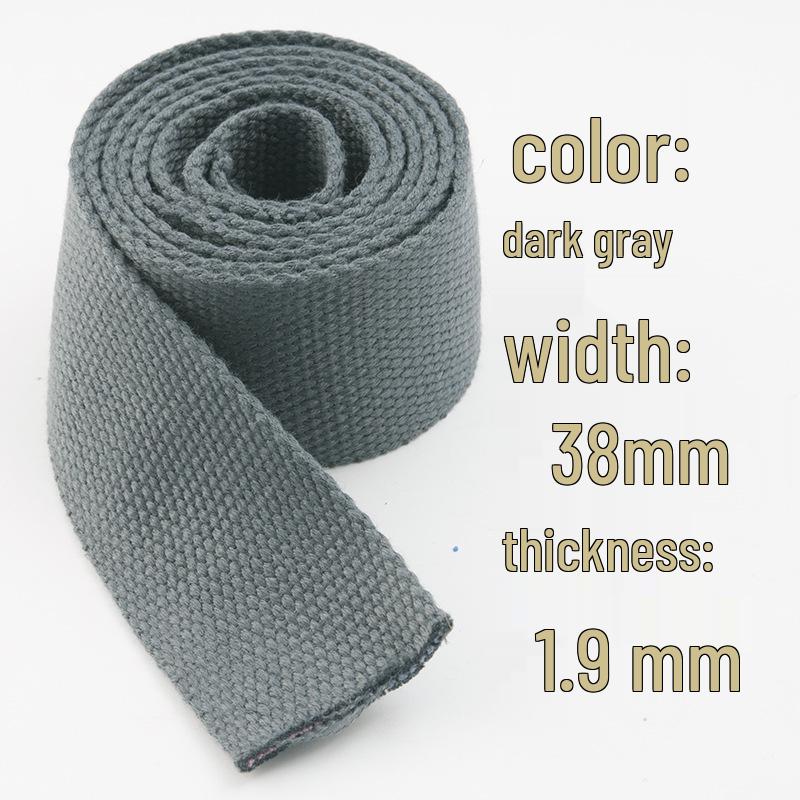 3.8cm Colored Polyester Cotton Webbing for Bags & Clothing - Edging Tape & Shoulder Strap Ribbon