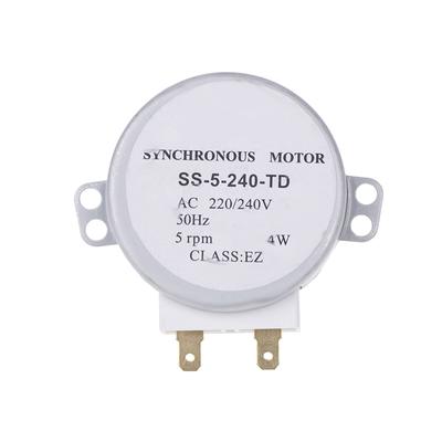 Ss-5-240-Td 220/240V 4W 5Rpm Mikro Senkron Motor Sıcak Hava Üfleyici 50Hz Mikrodalga Fırın Tepsi Motoru