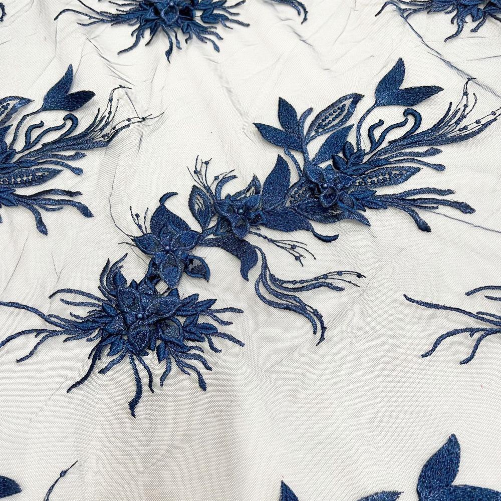 Lace Texture Embroidered Floral Patches Handmade Mesh-Backed Patches  DIY Projects