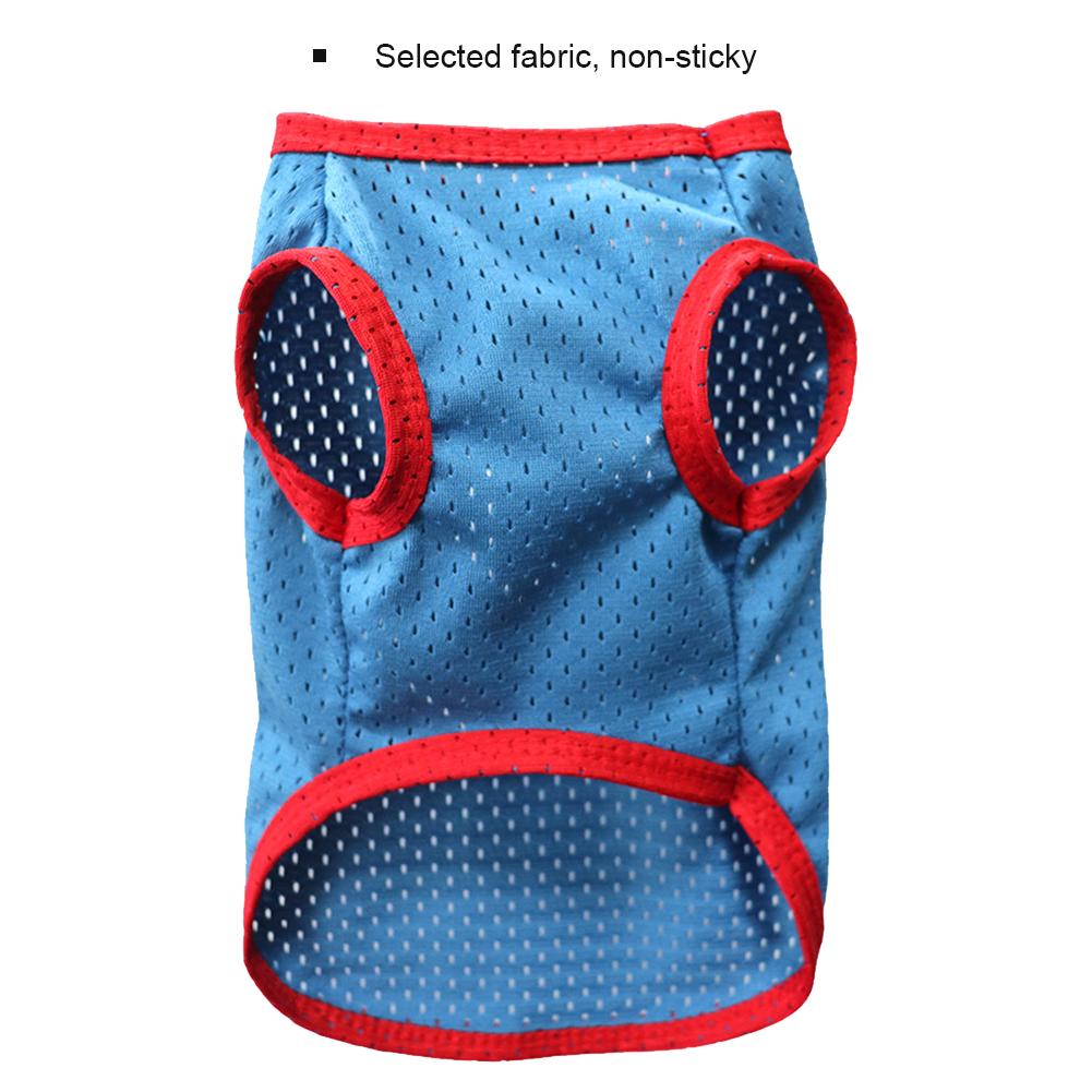 M-2XL Summer Pet Cat Vest Pet Puppy Dog Clothes Breathable Cool Dog Vest for Small Dogs Teddy Dog Vest Pet Clothing