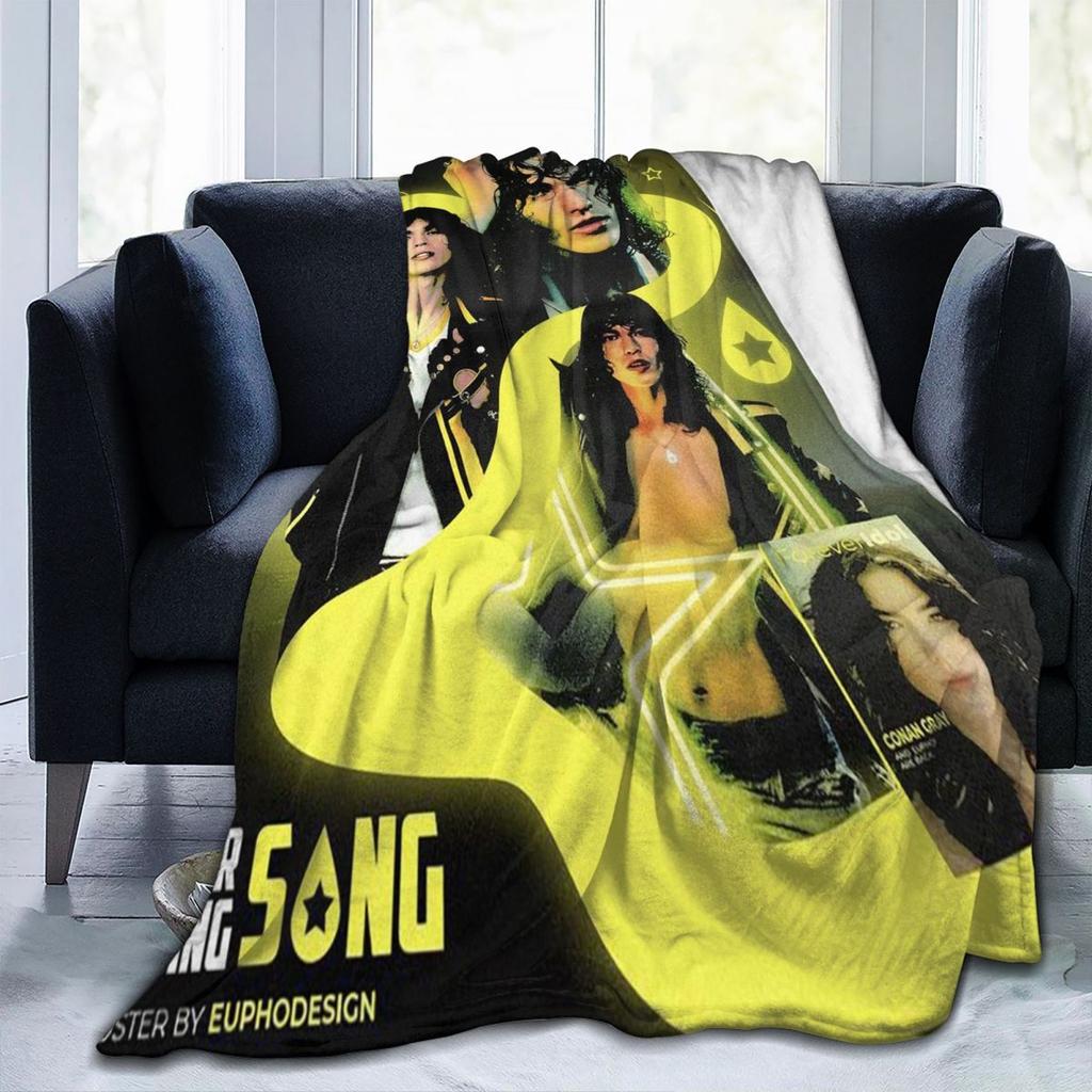 Conan Gray Poster Pop Singer Posters Blankets Throw Blanket Lightweight Throw Blankets for Bedroom Office Throws Bedspread Quilt