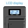 2 Slots Camera Battery Charger LCD Display Battery Charger for Sony NP-FZ100 NP-FW50 NP-FV100 NP-F960 NP-F970 Camera Batteries