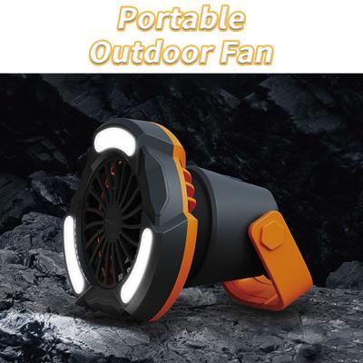 Portable LED Camping Lantern With Ceiling Fan, 4000mAh Rechargeable Camping Fan Light With Hanging