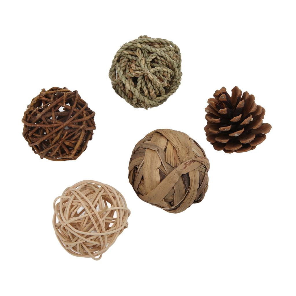 Bird Sepak Takraw Toy Safe Healthy Decompression Durable Chewing Toy Sepak Takraw for ParrotsBall Suit